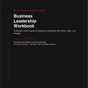 MSLA Business Leadership Lesson Book